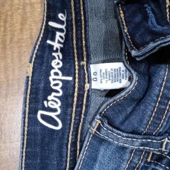 𝅺AEROPOSTALE jean skirt size 00 - Picture 2 of 3